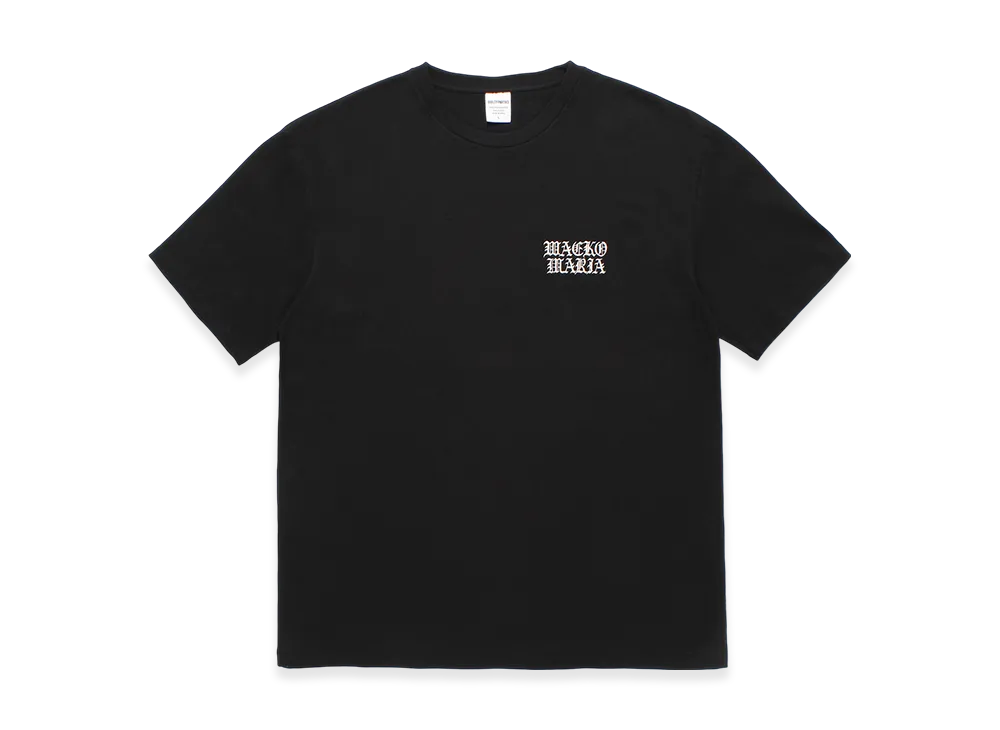 WACKO MARIA Washed Heavy Weight T-Shirt "Black"