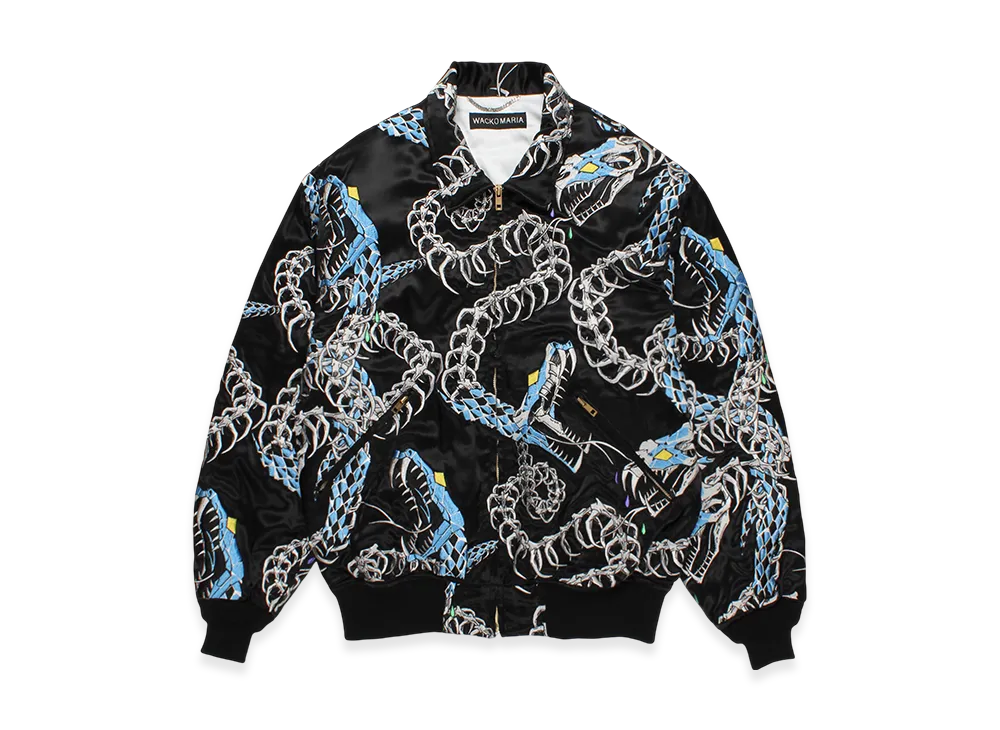 WACKO MARIA All Over Embroidered Vietnam Jacket "Black"