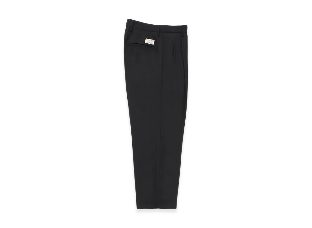 WACKO MARIA Double Pleated Wool Trousers "Black"