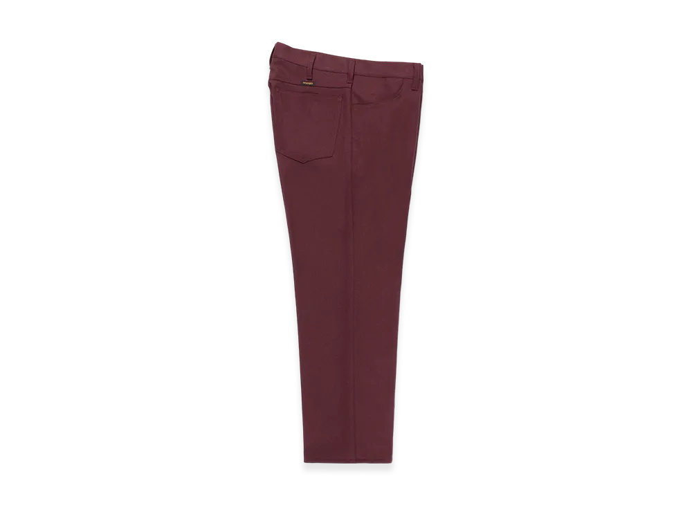 WACKO MARIA x Wrangler Wrancher Dress Jeans "Burgundy"