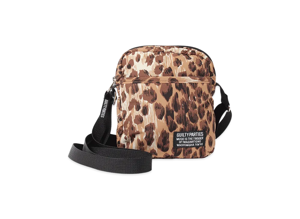 WACKO MARIA x Speak Easy Nylon Shoulder Mini Bag "Beige"
