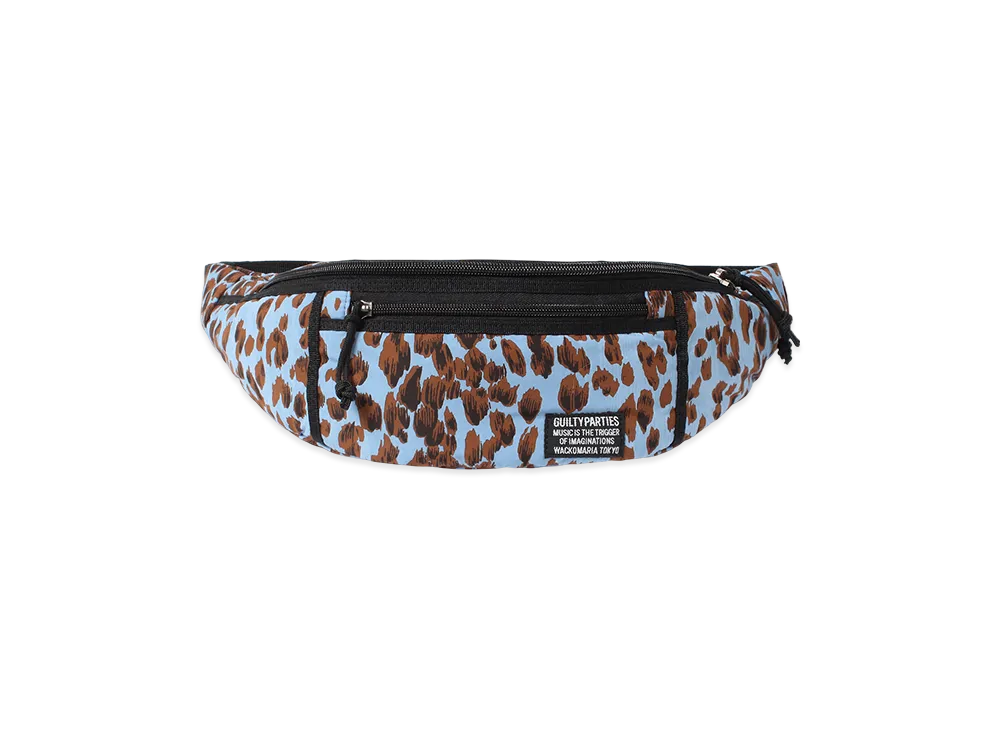 WACKO MARIA x Speak Easy Nylon Waist Bag "Blue"