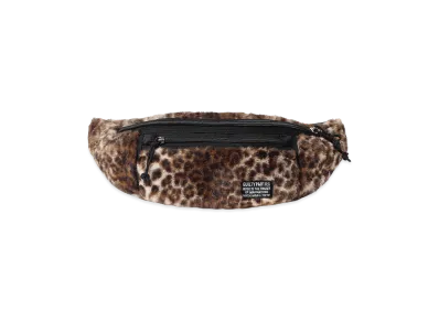 WACKO MARIA x Speak Easy Leopard Faux Fur Waist Bag "Beige"