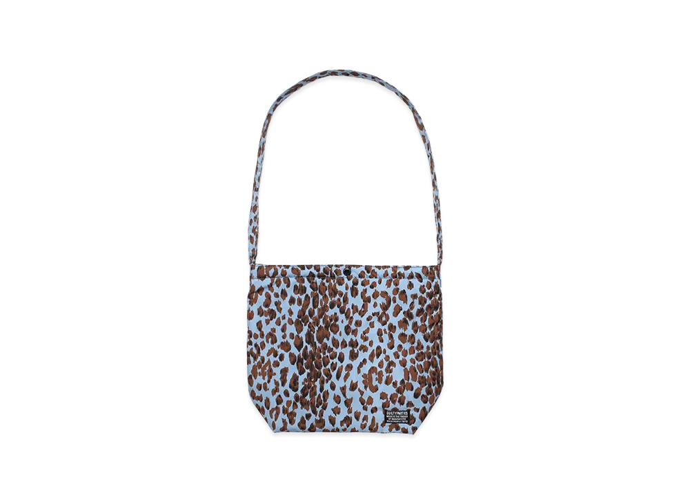 WACKO MARIA x Speak Easy Leopard Shoulder Bag "Blue"