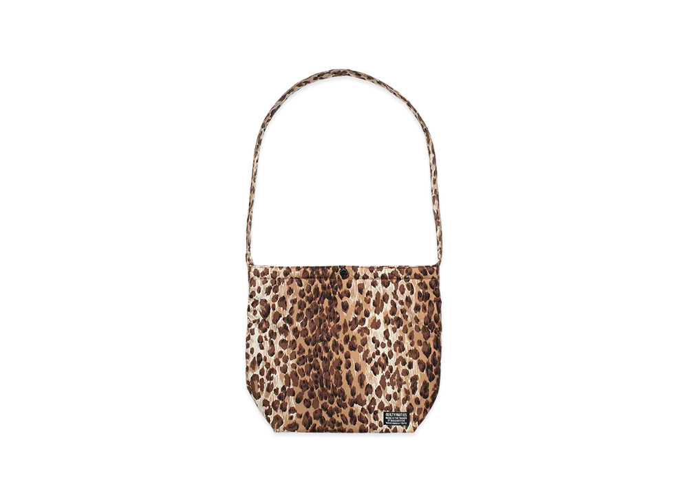 WACKO MARIA x Speak Easy Leopard Shoulder Bag "Beige"