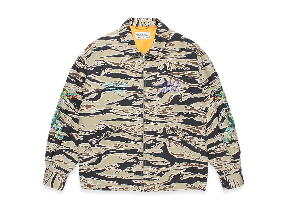 WACKO MARIA x Wolf's Head Tiger Camo Vietnam Jacket "Beige"