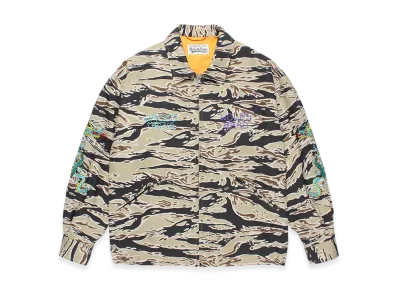 WACKO MARIA x Wolf's Head Tiger Camo Vietnam Jacket "Beige"