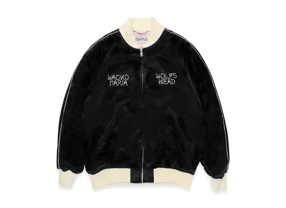 WACKO MARIA x Wolf's Head Souvenir Jacket "Black"
