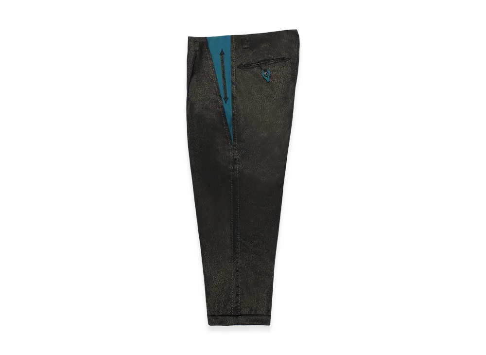 WACKO MARIA x Wolf's Head x Dormeuil Rockabilly Pants "Black/Turquoise"