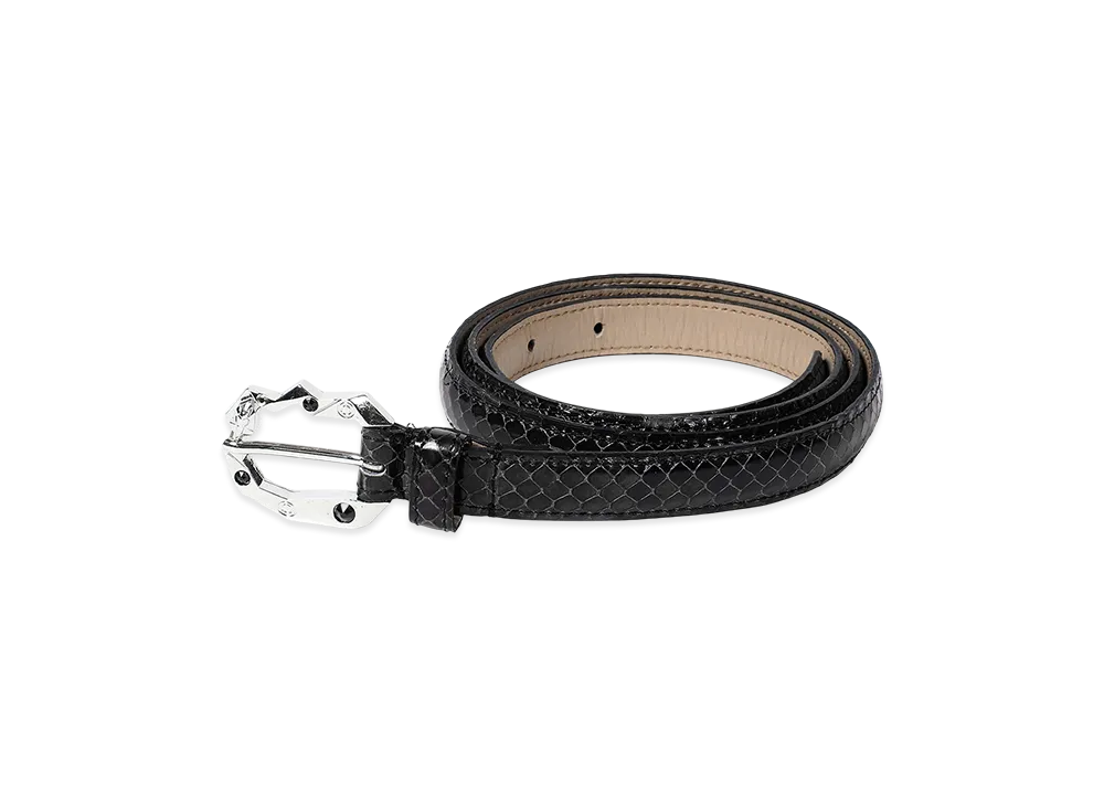 WACKO MARIA x Wolf's Head Python Leather Belt 