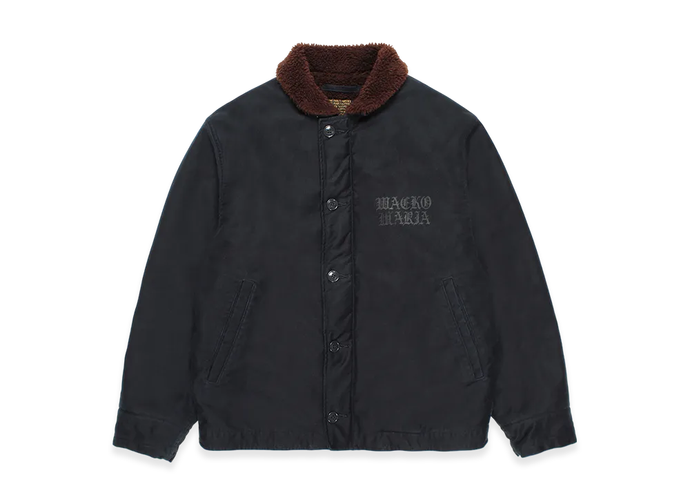 WACKO MARIA x Death Row Records Boa N-1 Deck Jacket "Navy"