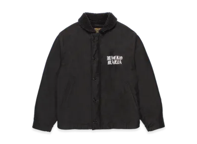 WACKO MARIA x Death Row Records Boa N-1 Deck Jacket "Black"
