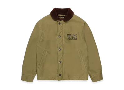 WACKO MARIA Boa N-1 Deck Jacket "Khaki"