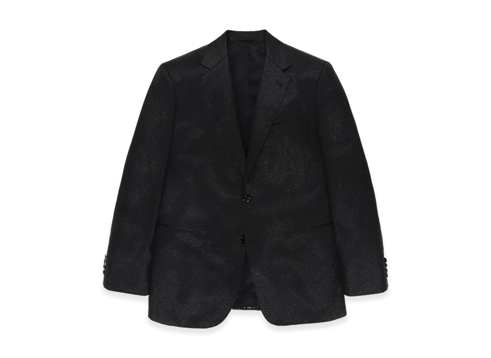 WACKO MARIA x Dormeuil Glitter Single Breasted Jacket "Black/Silver"