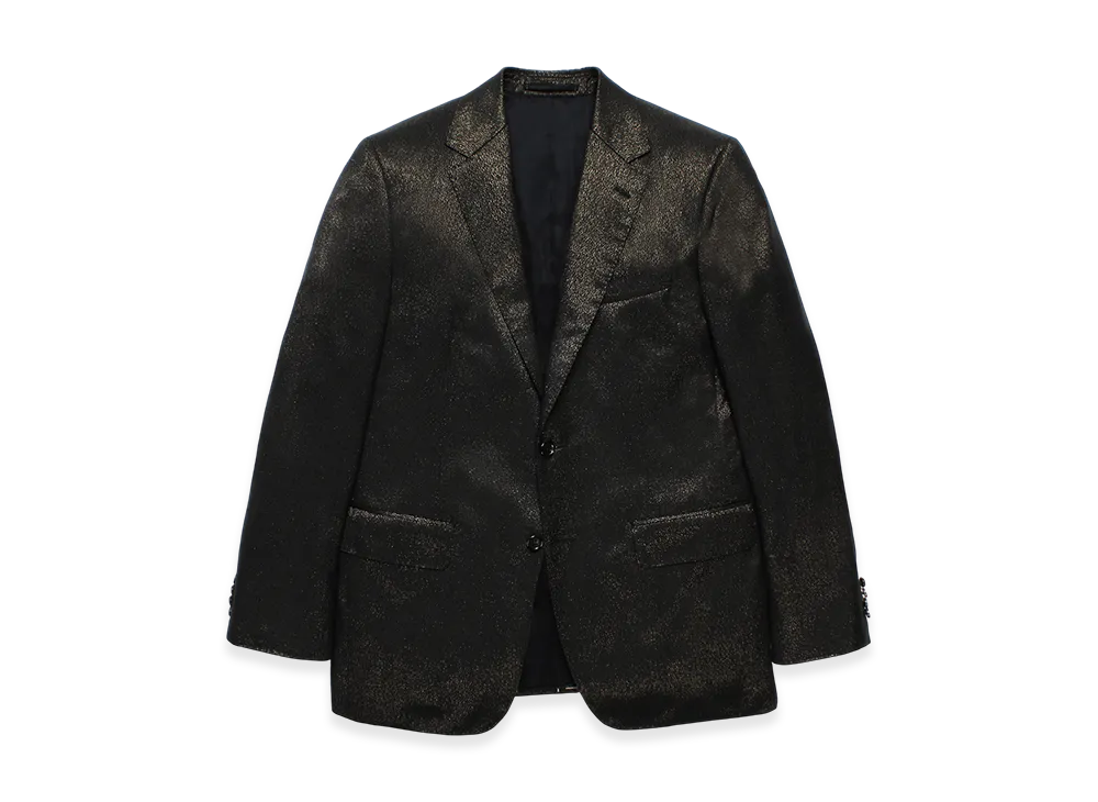 WACKO MARIA x Dormeuil Glitter Single Breasted Jacket "Black/Gold"