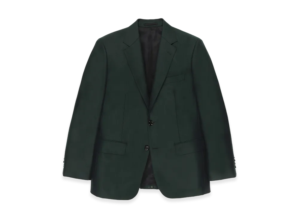 WACKO MARIA x Dormeuil Single Breasted Jacket "Dark Green"