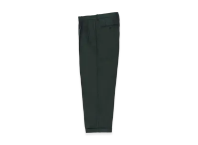WACKO MARIA x Dormeuil Pleated Trousers (Type-1,2,Double) "Dark Green"