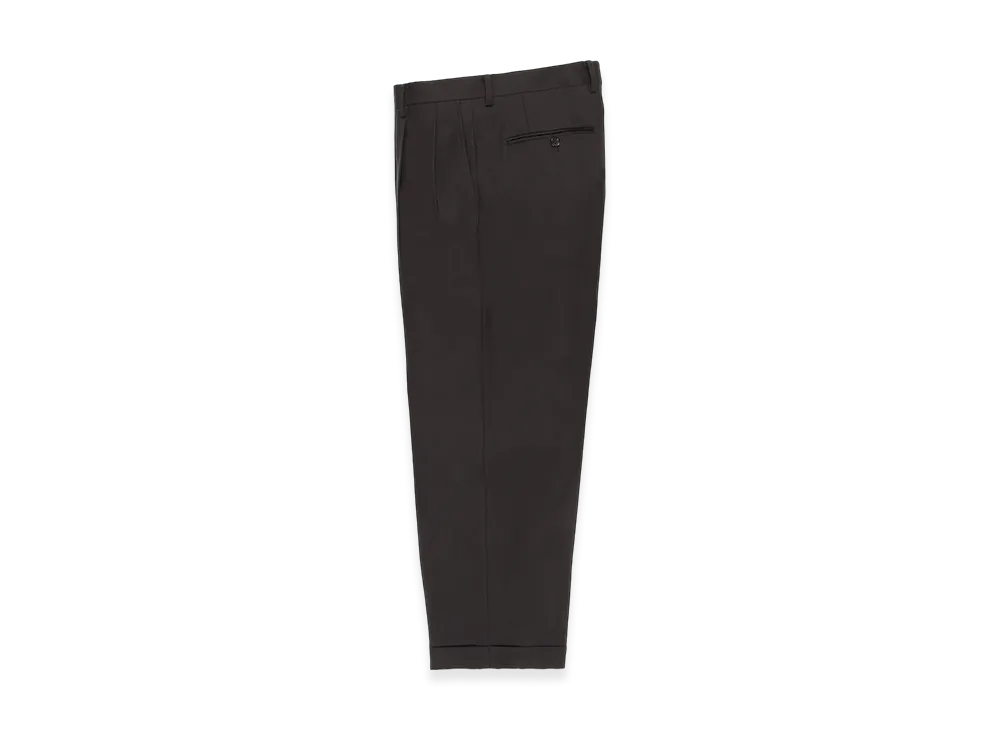 WACKO MARIA x Dormeuil Pleated Trousers (Type-1,2,Double) "Dark Brown"