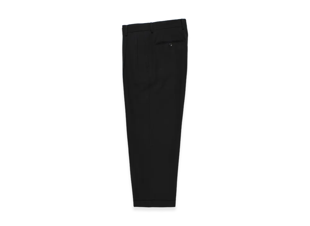 WACKO MARIA x Dormeuil Pleated Trousers (Type-1,2,Double) "Black"