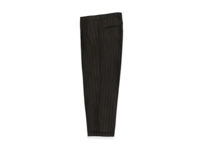 WACKO MARIA x Dormeuil Striped Pleated Trousers (Type-1,2,Double) "Black"