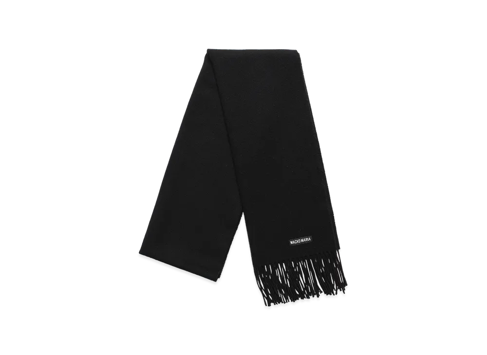 WACKO MARIA Wool Scarf "Black"