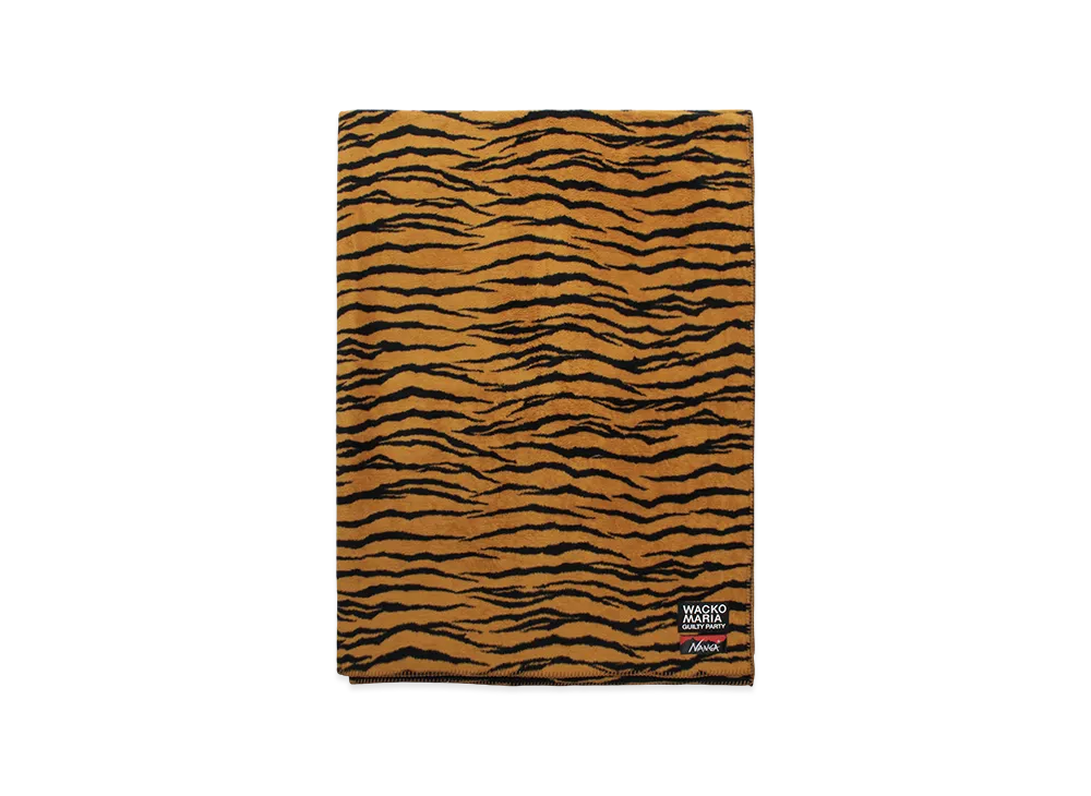 WACKO MARIA x NANGA Tiger Cotton Blanket "Yellow"