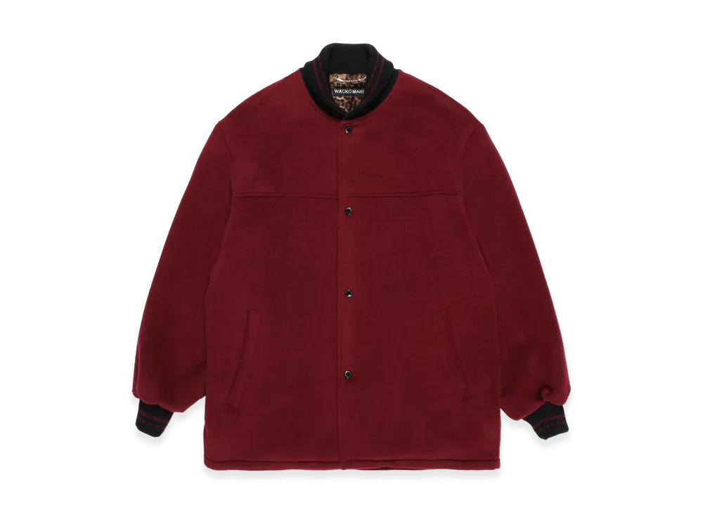 WACKO MARIA Wool Car Club Jacket "Dark Red"