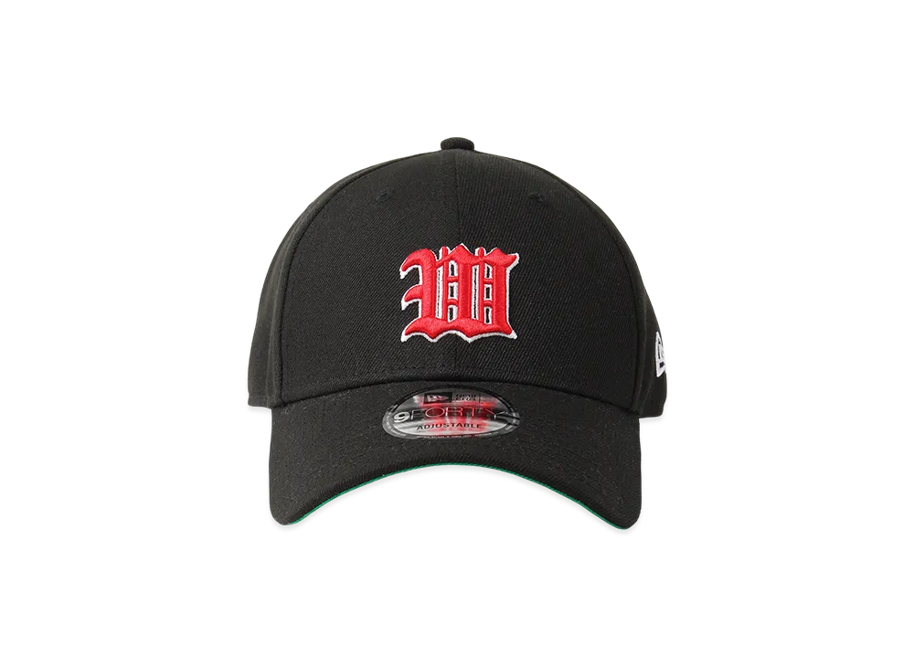 即発送 25AW WACKO MARIA NEW ERA 9FORTY 黒赤 WACKO MARIA x NEW ERA 9Forty 