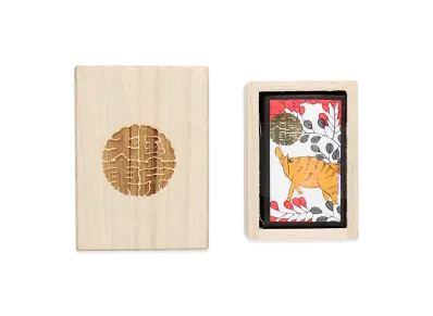 WACKO MARIA Kyoto Oishi Tengudo Hanafuda "Wood/Black"