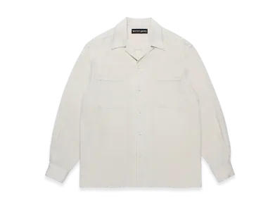WACKO MARIA 50's Open Collar Shirt "Ivory"