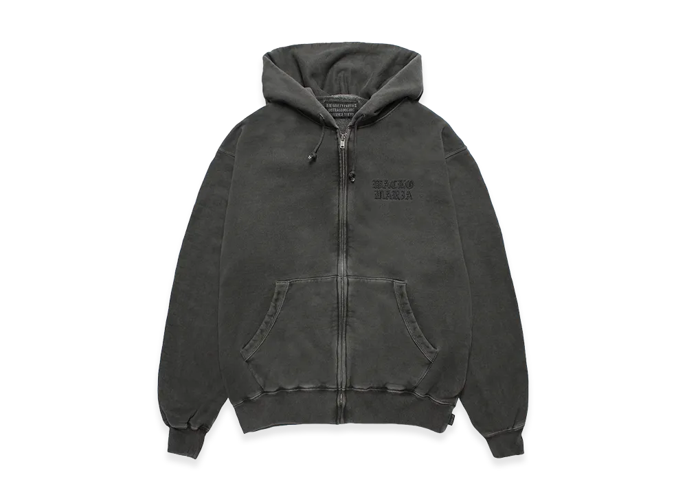 WACKO MARIA Washed Heavy Weight Zip Hooded Sweat Shirt 