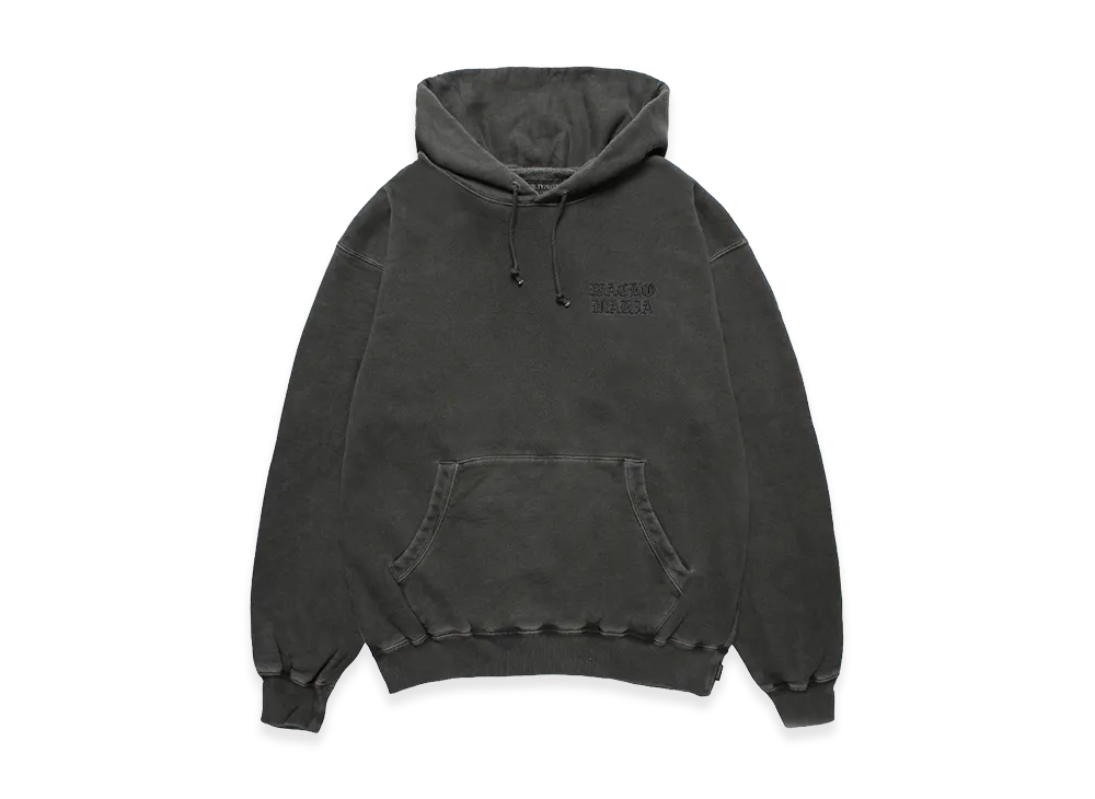 WACKO MARIA Washed Heavy Weight Hooded Sweat Shirt "Gray"