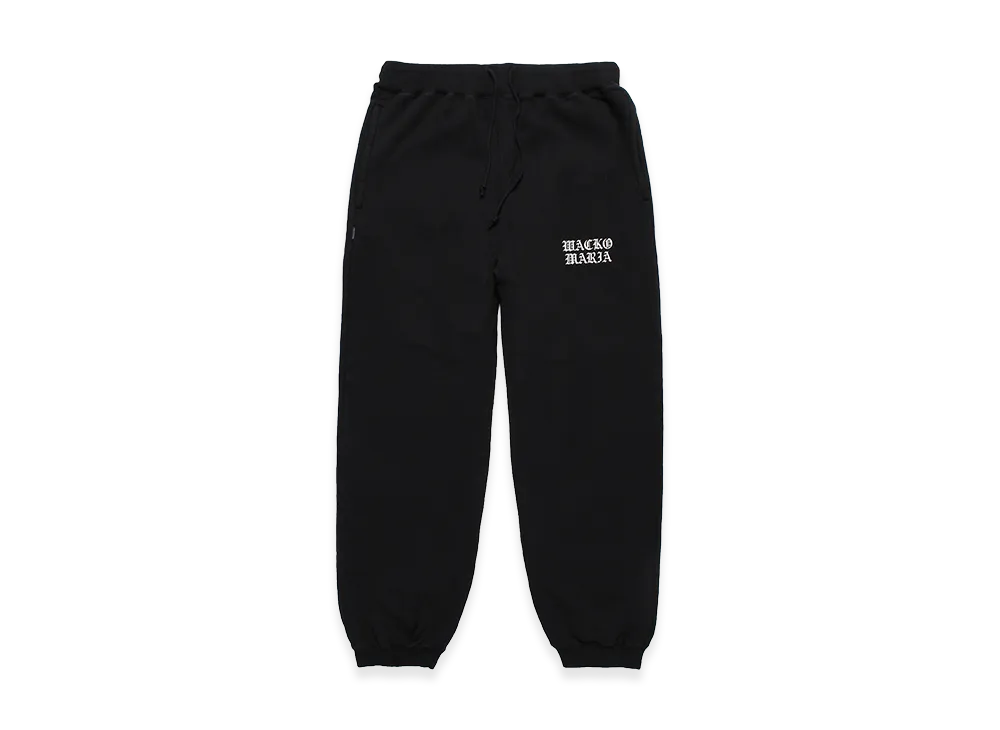 WACKO MARIA Washed Heavy Weight Sweat Pants "Black"