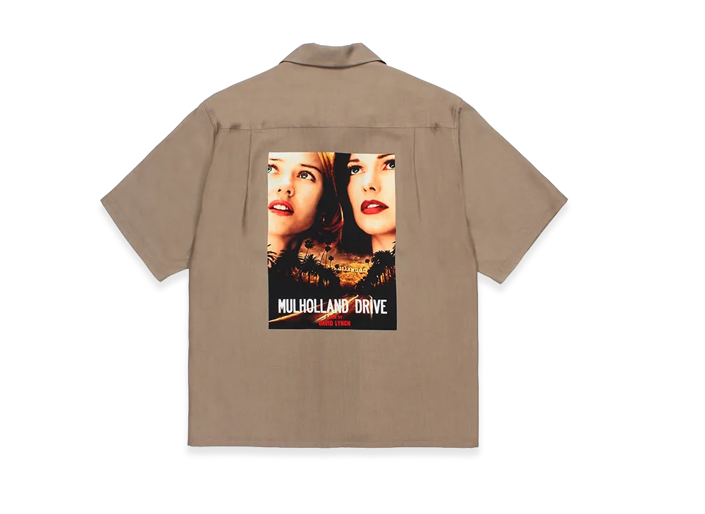 WACKO MARIA Mulholland Drive / 50's Open Collar Shirt "Brown"