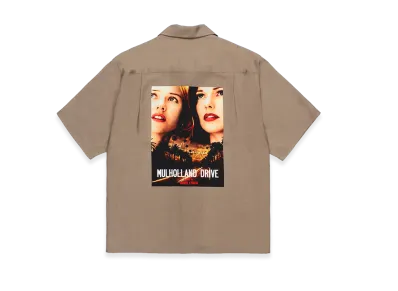 WACKO MARIA Mulholland Drive / 50's Open Collar Shirt "Brown"