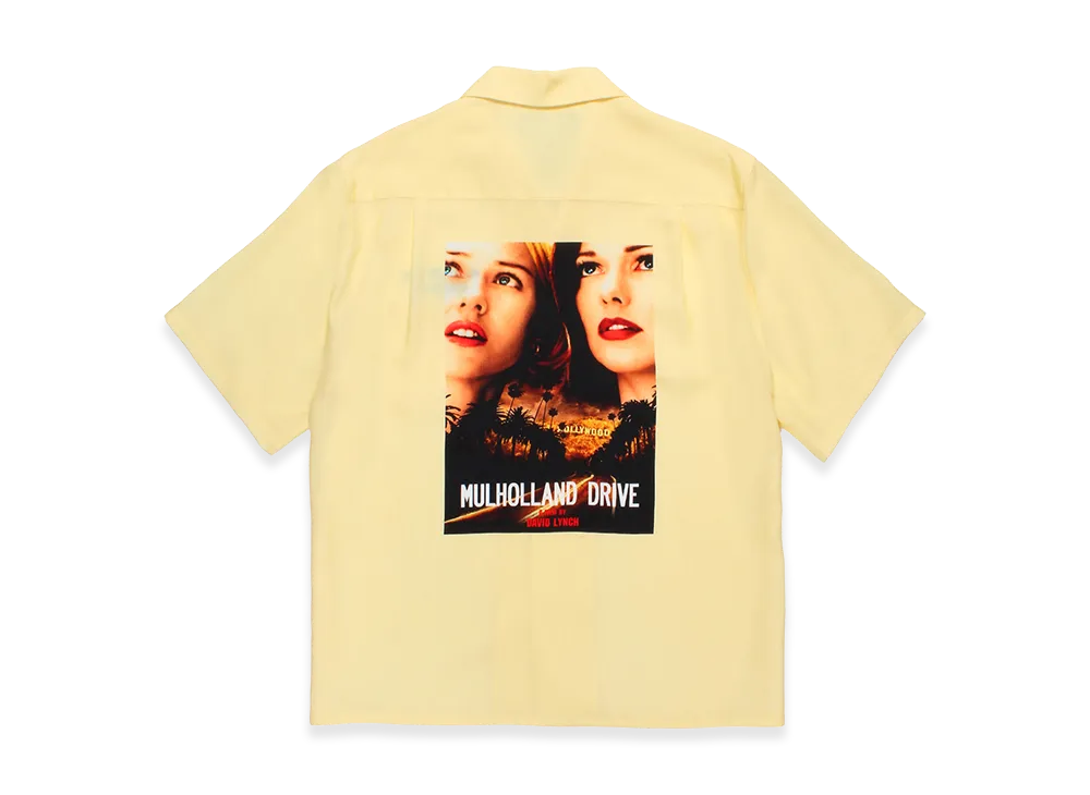 WACKO MARIA Mulholland Drive / 50's Open Collar Shirt "Yellow"