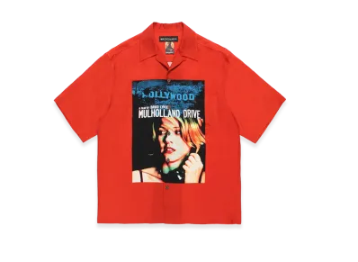 WACKO MARIA Mulholland Drive / 50's Open Collar Shirt "Red"