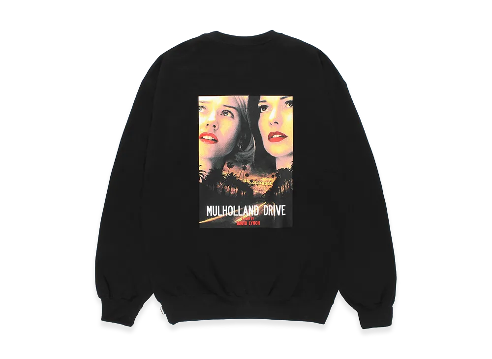 WACKO MARIA Mulholland Drive / Heavy Weight Sweat Shirt "Black"
