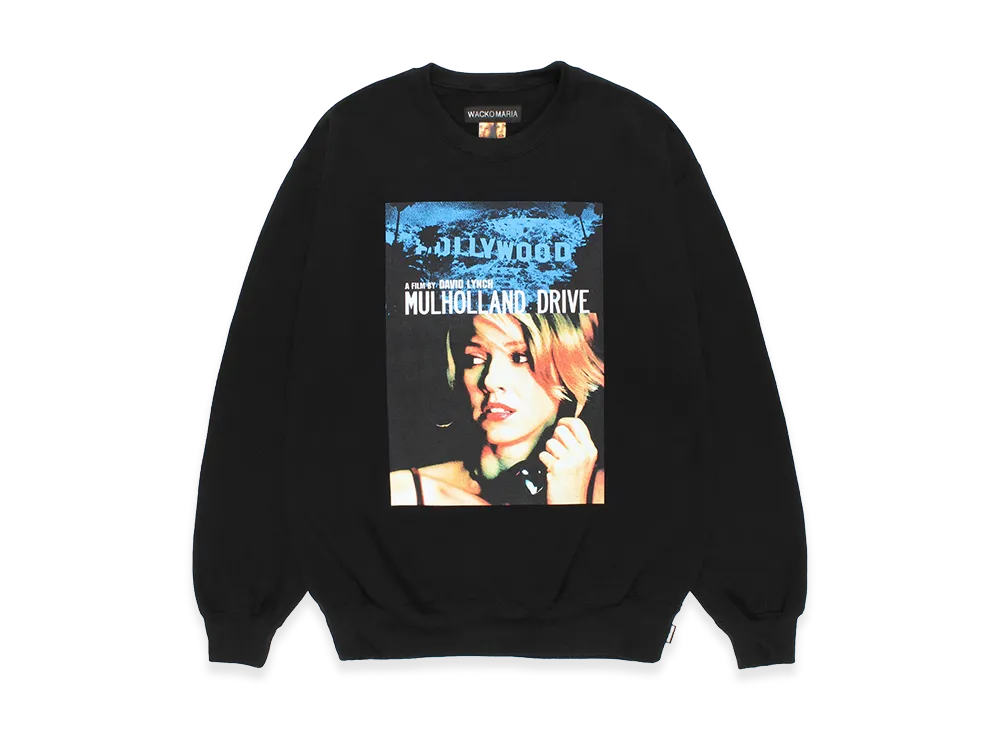WACKO MARIA Mulholland Drive / Heavy Weight Sweat Shirt "Black"