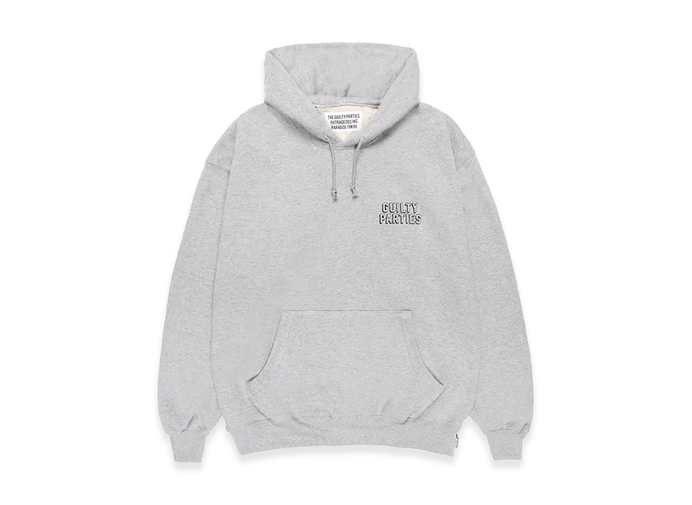 WACKO MARIA Middle Weight Hooded Sweat Shirt "Gray"