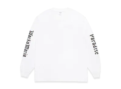 WACKO MARIA Washed Heavy Weight Long Sleeve T-Shirt "White"