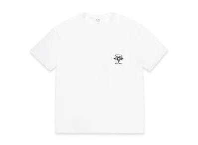 WACKO MARIA Washed Heavy Weight Pocket T-Shirt "White"