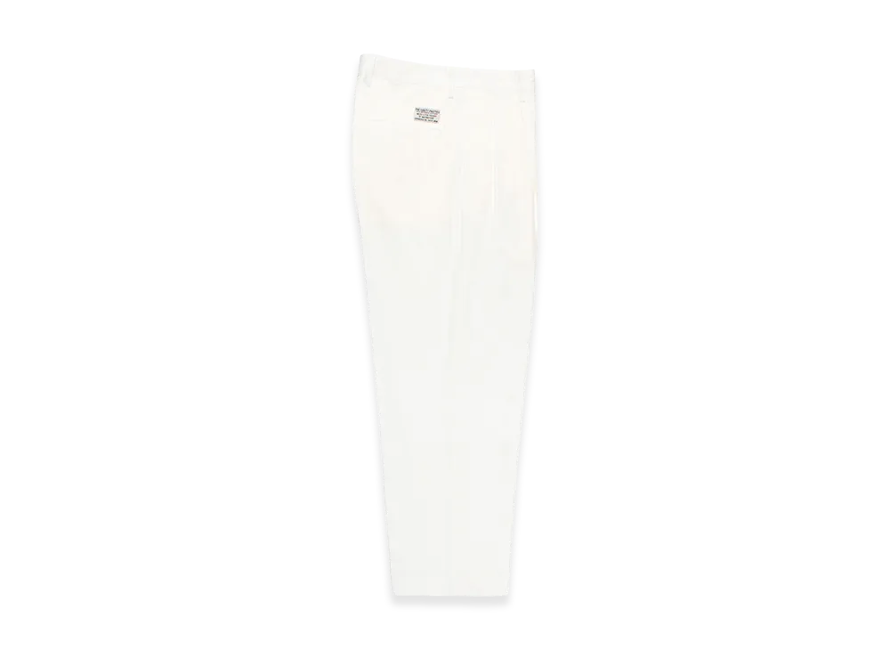 WACKO MARIA Double Pleated Chino Trousers "White"
