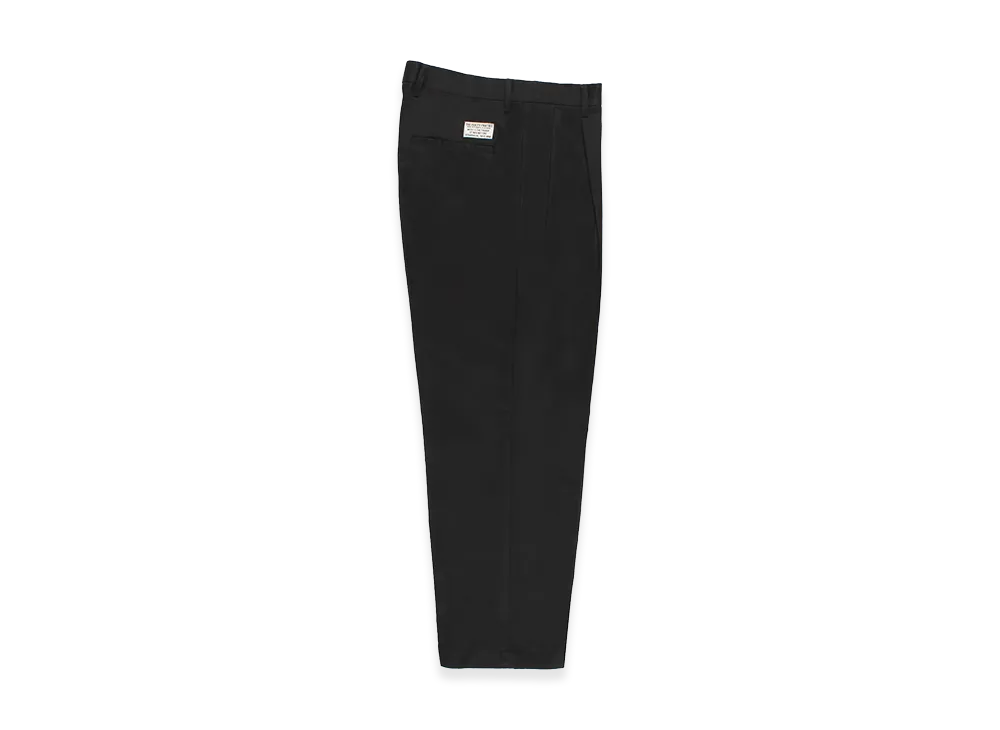 WACKO MARIA Double Pleated Chino Trousers "Black"