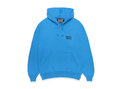 WACKO MARIA Heavy Weight Hooded Sweat Shirt "Blue"