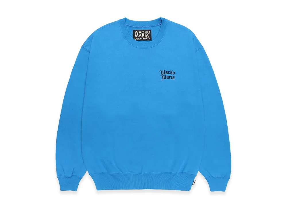 WACKO MARIA Heavy Weight Sweat Shirt "Blue"
