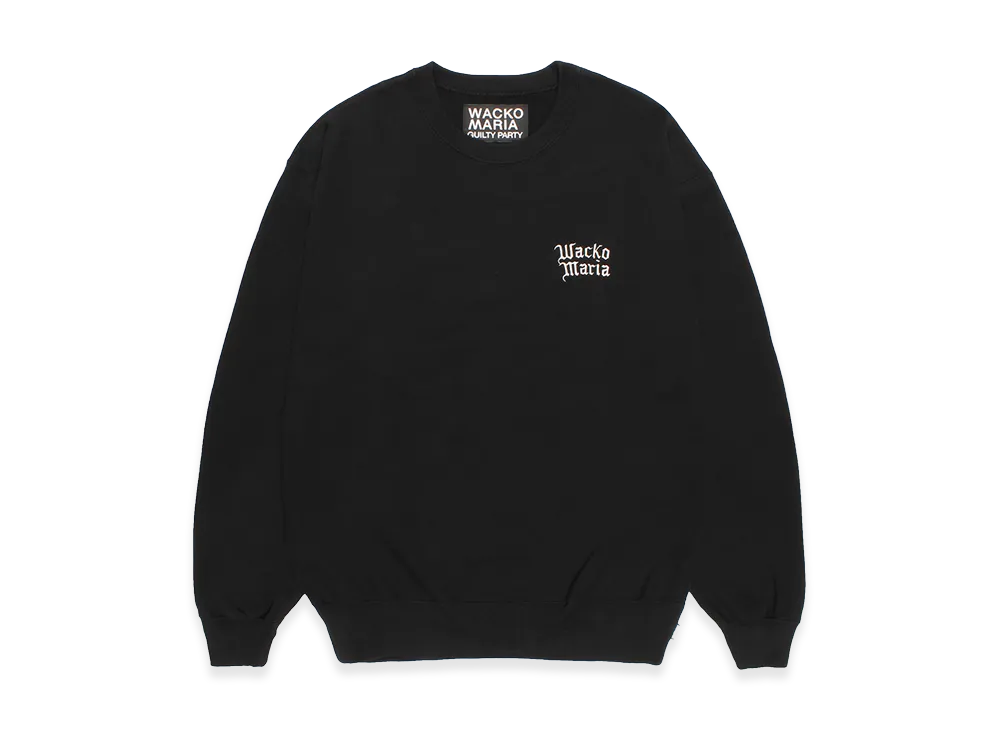 WACKO MARIA Heavy Weight Sweat Shirt "Black"