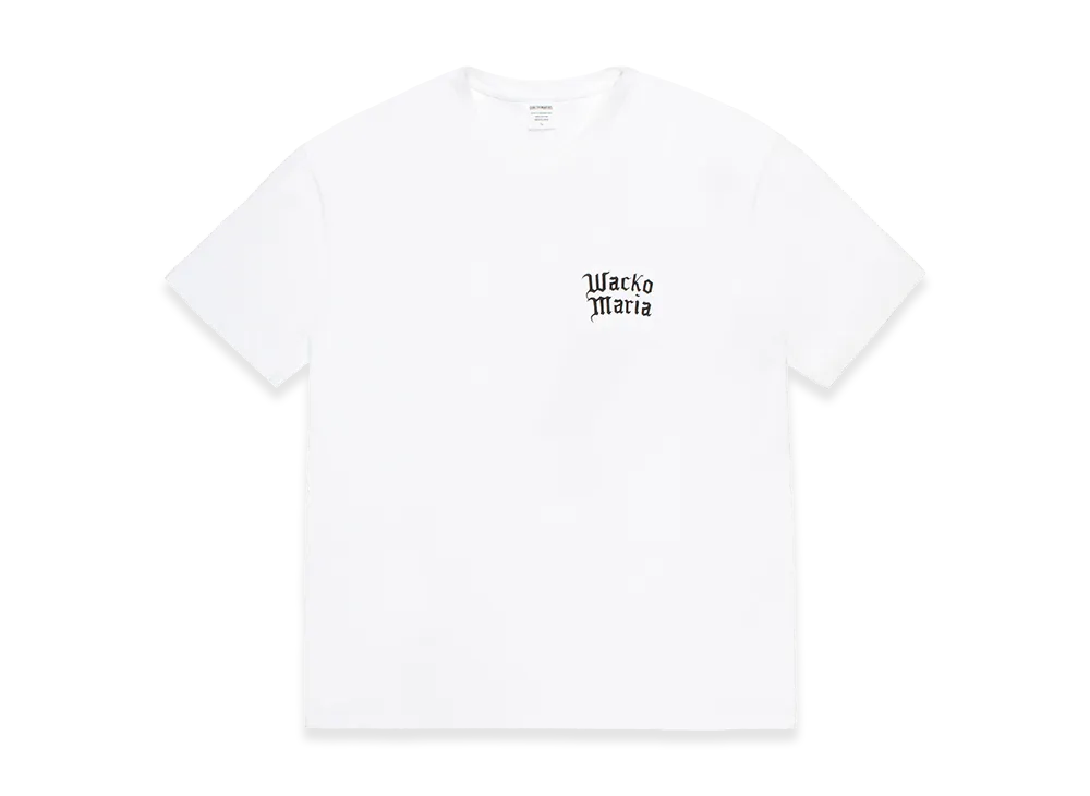WACKO MARIA Washed Heavy Weight T-Shirt "White"