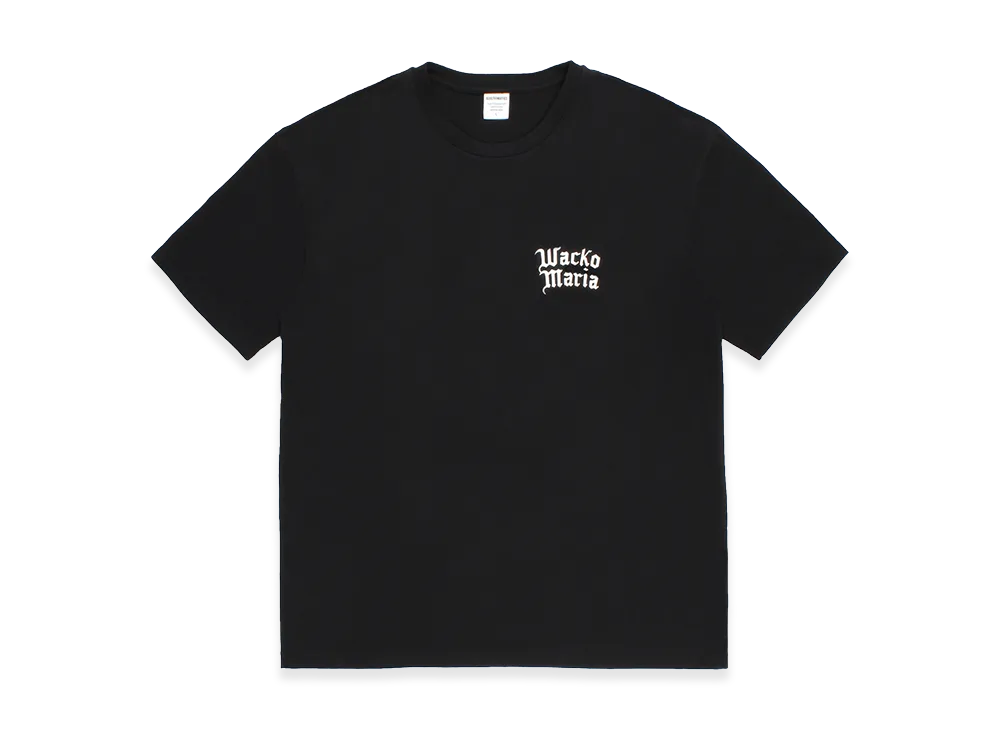 WACKO MARIA Washed Heavy Weight T-Shirt "Black"