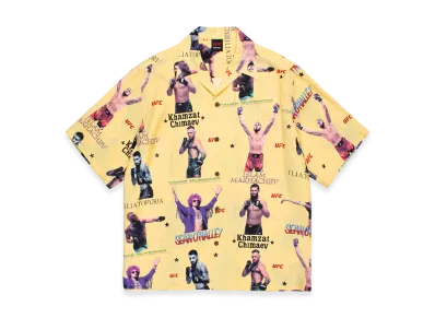 WACKO MARIA x UFC Hawaiian Shirt "Yellow"